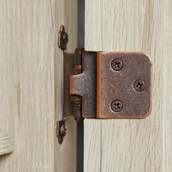 RELIABILT 200-Degree Adjustable Overlay Overlay Surface Self-Closing Aged bronze - Picture 2 of 6